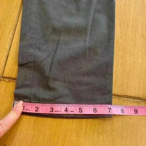 Everlane Womens Performance Chino Uniform Athletic Cut Slate Gray NEW 33”x32” - Picture 7 of 11